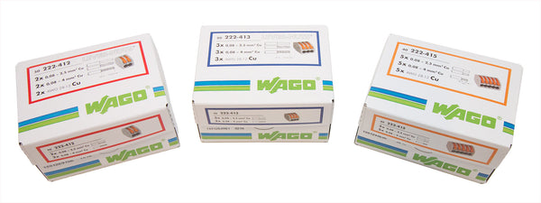 WAGO 222 LEVER-NUTS 140pc Wire Connector Assortment Pack