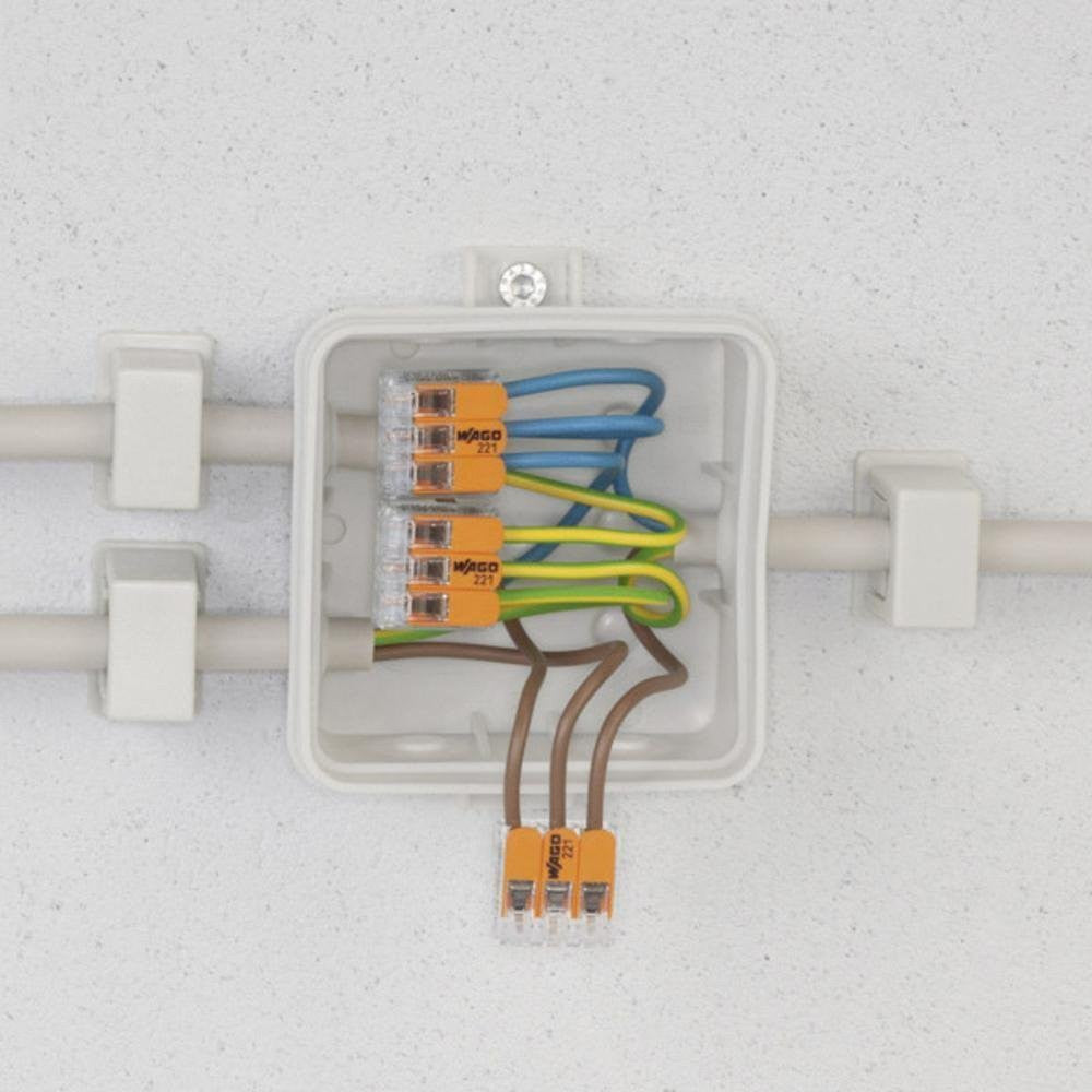  Wago 221-412 LEVER NUTS - 2 conectores conductores compactos,  221-412 : Electrónica